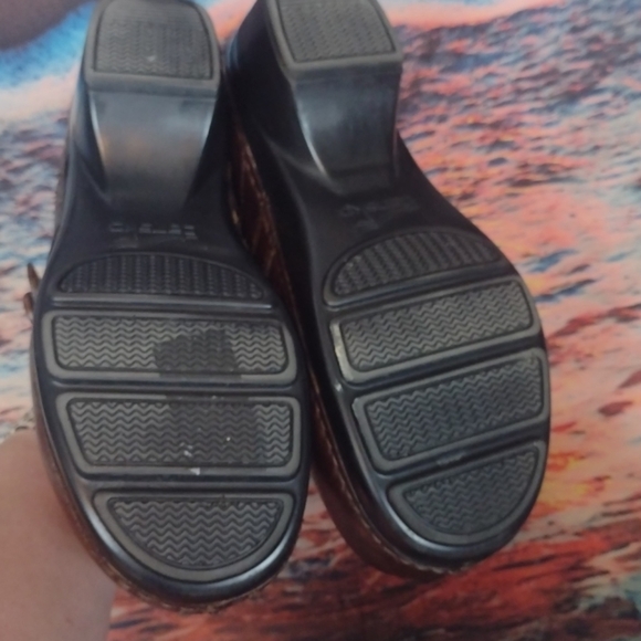 Dansko leather brown clogs size 38 - Picture 6 of 7